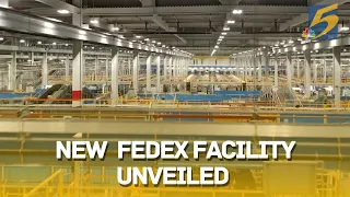 FedEx unveils new package sorting center