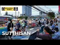 Lagu 【4K HDR】Bangkok Sutthisan Area 🇹🇭 Street Food Evening | Binaural Audio 🎧