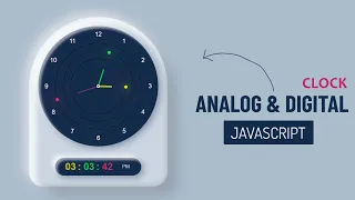 Working Analog and Digital Clock using Html - CSS