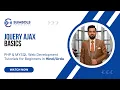 Jquery Ajax Basics Tutorial in Web Course for Beginners