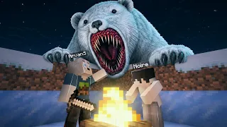 Kami Menemukkan ICE BEAR Di Minecraft Dan Kami MENCOBA MEMBURUNYA!
