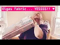 OLGA S CLOSET FABRIC UNBOXING