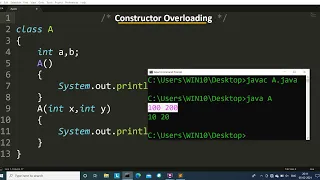 Constructor Overloading in Java Learn Coding