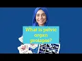 What is a pelvic organ prolapse look like
