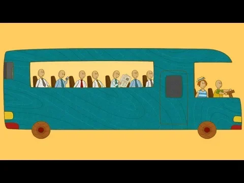 Download MP3 O ônibus de brinquedo. Carros de brinquedos. Desenhos animados para crianças.