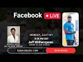 Live With Coach Jeff Spoon Special Guest Dr Allison Jordan