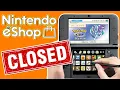 Shop CLOSED 23 Adding Funds is No Longer Possible 3DS Wii U eShop Closure