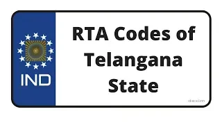 Telangana RTO Codes Districts Wise Vehicles Registration Numbers In Telangana State 