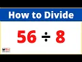 56 divided by 8 56 8