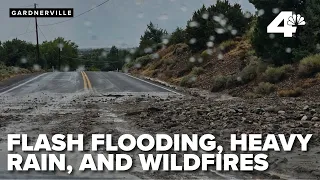 FLOODING AND FIRE Northern Nevada hit by extreme weather amid fires