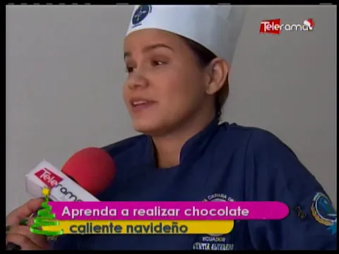 Aprenda a realizar chocolate caliente navideño