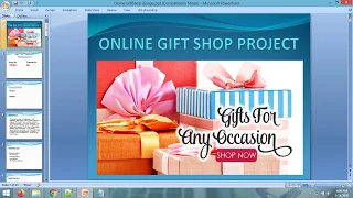 PPT - Online Gift Shop Project PPT Python Django Major Project PPT
