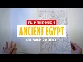 Ancient Egypt Flip Through Colouring Heaven Collection