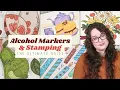 How To Colour Stamped Images With Alcohol Markers 7 Alcohol Marker Colouring Techniques