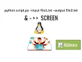 Running task in the background Linux Mac with SCREEN