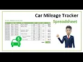 How to track business car mileage using a simple spreadsheet - FREE Template