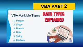 VBA Variables Made Easy Data Types Explained for Beginners