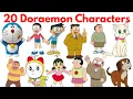 20 Doraemon Characters Names in English to Hindi Doraemon Cartoon Characters Facts for Kids