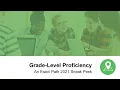 Exact Path 2021-2022 Sneak Peek Reporting Grade-Level Proficiency