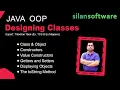Java OOP Designing Classes Silan Software