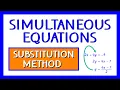 Simultaneous Equations Substitution Method GCSE Maths The Online Maths Tutor