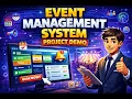 Event Management System Project Explanation Event Booking System Logic
