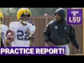 LSU Practice REPORT Big Absences QB Surprise