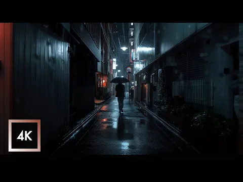 Download MP3 Rainy Night Walk in Tokyo, Rain Walk in Ginza ASMR