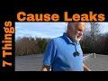 7 things Overlooked that causes LEAKS on a Metal Roof - You will be surprised