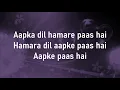 Download Lagu Hamara Dil Aapke Paas Hai |Alka Yagnik \u0026 Udit Narayan | Lyrics