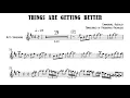 Things are getting better - Cannonball Adderley Transcription