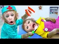 Download Lagu KiKi Monkey doctor pretend play help baby with the Toothache | KUDO ANIMAL KIKI
