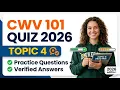 TOPIC 4 CWV 101 QUIZ LATEST 2024 2025 UPDATE CHRISTIAN WORLDVIEW QUESTIONS AND VERIFIED ANSWERS 100