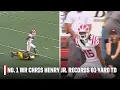 No 1 WR Ohio State commit Chris Henry Jr makes an incredible 81-yard catch for a TD SC Next
