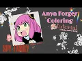 Anya Forger SpyxFamily Coloring Pages Anime