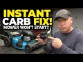 Briggs Stratton Mower Won t Start Here s the Carburetor Fix