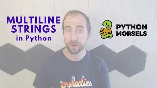 Multiline strings in Python