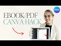 How to Make a Clickable Table of Contents in Canva Ebook PDF Tutorial