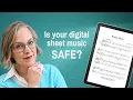Keep your digital sheet music SAFE and ORGANIZED