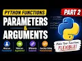 Python Functions Part 2 Parameters vs Arguments Easy Examples Python Tutorial Beginners