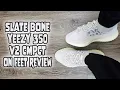 Adidas Yeezy Boost 350 v2 CMPCT Slate Bone On Feet Review H06519