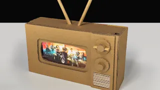 FAÇA UMA INCRÍVEL MINI TV COM PAPELÃO 