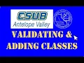 How to - Adding Classes to Shopping Cart Validation