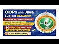 OOPS with Java - Module 5 BCS306A Score 80 Marks with This VTU PDF on Instagram sporifii
