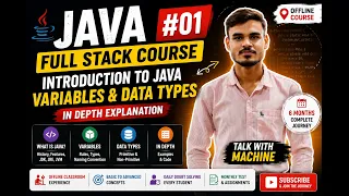 Java Full Stack Course Java Introduction Variables Data Types Offline Batch