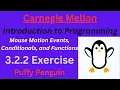 CM Intro to Programming Unit 3 Lesson 2 Exercise Puffy Penguin