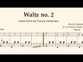 Waltz no 2 Jazz Suite D Shostakovich arr by Piqado for Solo Piano Sheet Music Easy to Read