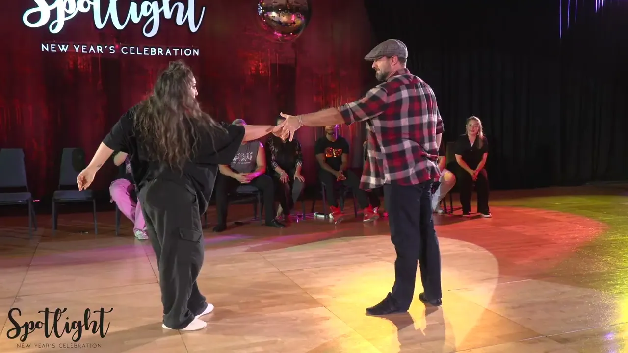 Spotlight New Year's Celebration 2025/2026 Open Strictly Swing Kris Swearingen & Ariel Peck