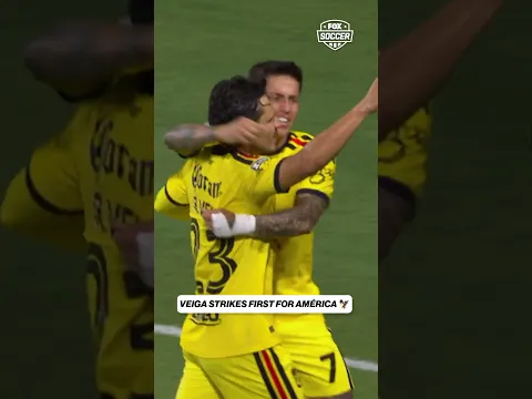 Raphael Veiga puts Club América ahead early with a beauty from distance #ligamx #soccer #clubamerica