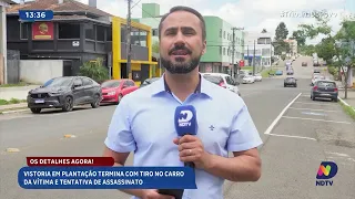 Vistoria em plantação termina em tentativa de assassinato no interior de Canoinhas